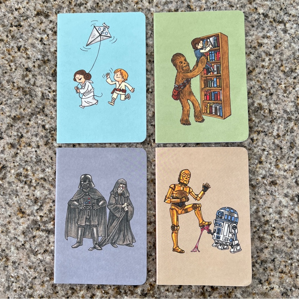 Star Wars - Darth Vader and friends journal set.pack of 4
